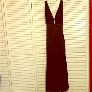 Black evening gown